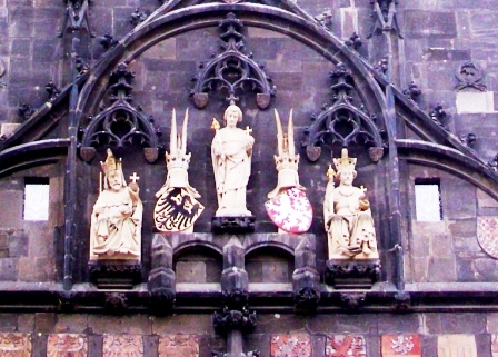 die Brckenfiguren an der Karlsbrcke